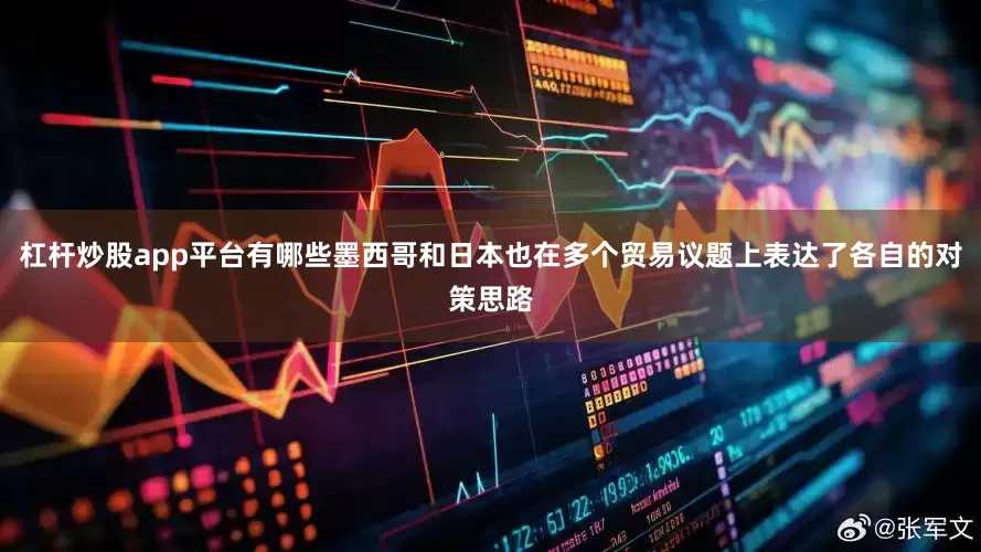 杠杆炒股app平台有哪些墨西哥和日本也在多个贸易议题上表达了各自的对策思路